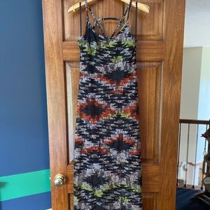 Maxi dress with slip under